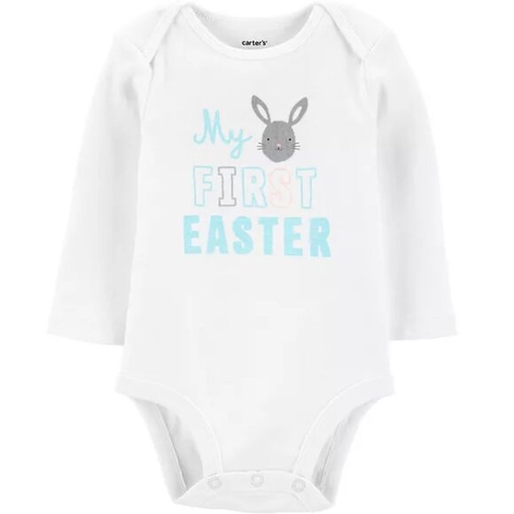 Carter's | Unisex "My First Easter" Collectible Bodysuit | Size Newborn - Picture 1 of 7